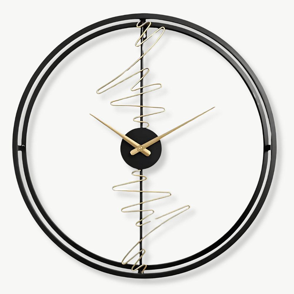 Abstrakti pyöreä design-seinäkello