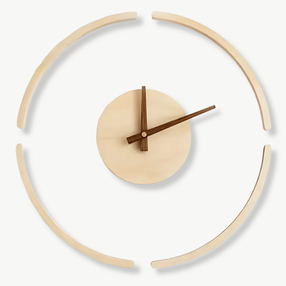 Minimalistinen ympyräseinäkello