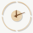 Minimalistinen ympyräseinäkello