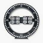3D LED-seinäkello