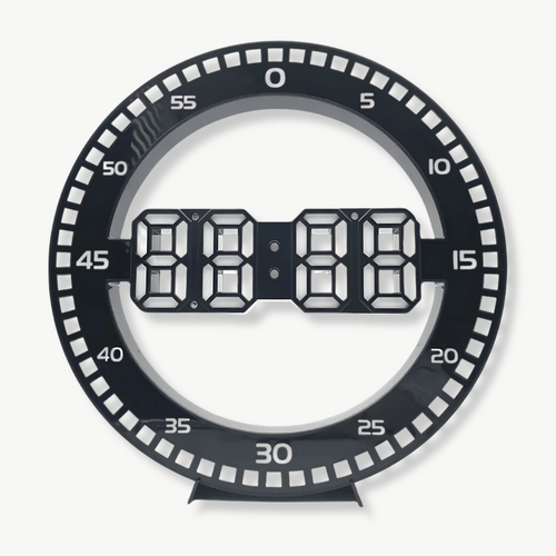 3D LED-seinäkello