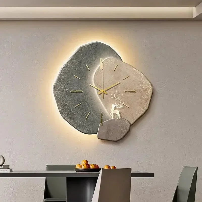 Moderni LED-valaistu design-seinäkello – kuva 4
