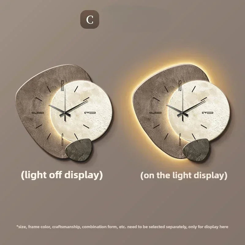 Moderni LED-valaistu design-seinäkello – kuva 8
