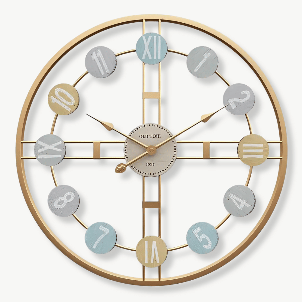 Retrohenkinen 3D-design-seinäkello