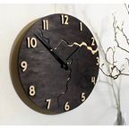 Puinen design-seinäkello – kuva 12
