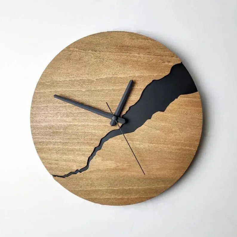 Puinen design-seinäkello – kuva 7