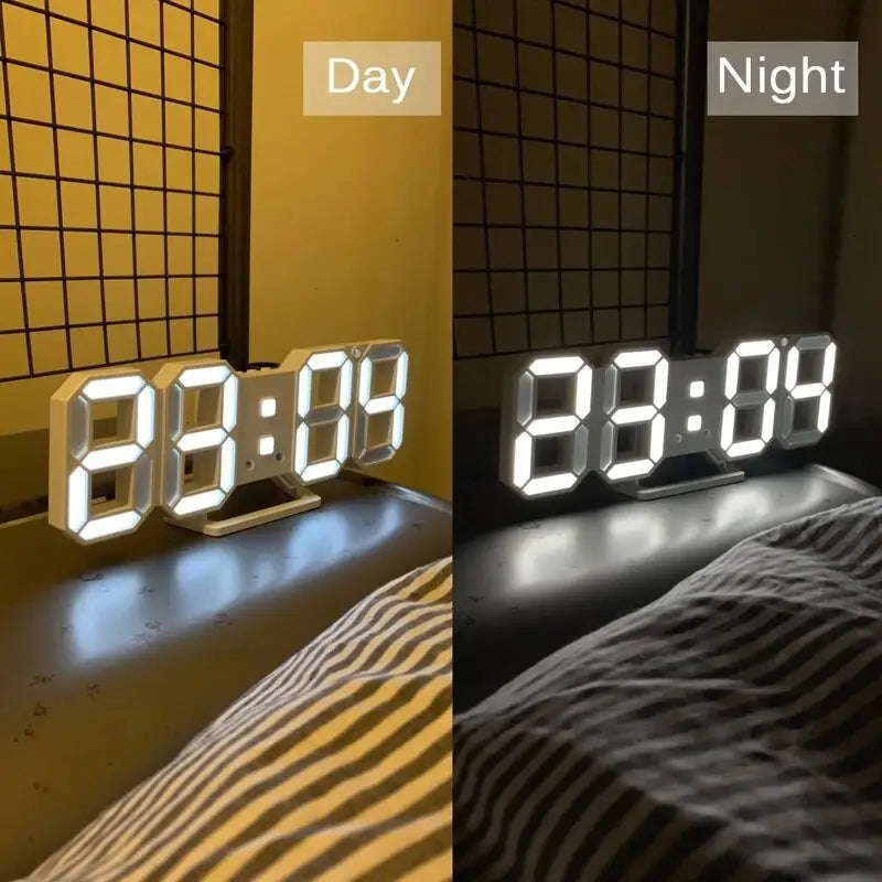 Digitaalinen LED-seinäkello – kuva 5
