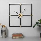 Neliönmuotoinen minimalistinen design-seinäkello – kuva 4