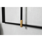 Neliönmuotoinen minimalistinen design-seinäkello – kuva 9