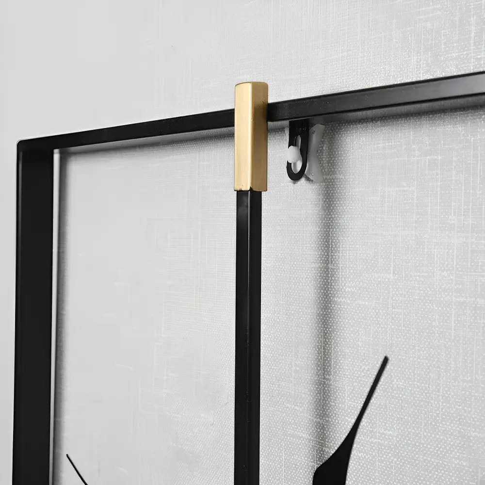 Neliönmuotoinen minimalistinen design-seinäkello – kuva 7