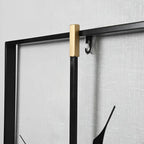 Neliönmuotoinen minimalistinen design-seinäkello – kuva 7