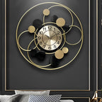 Kultainen ympyrä-design-seinäkello – kuva 8