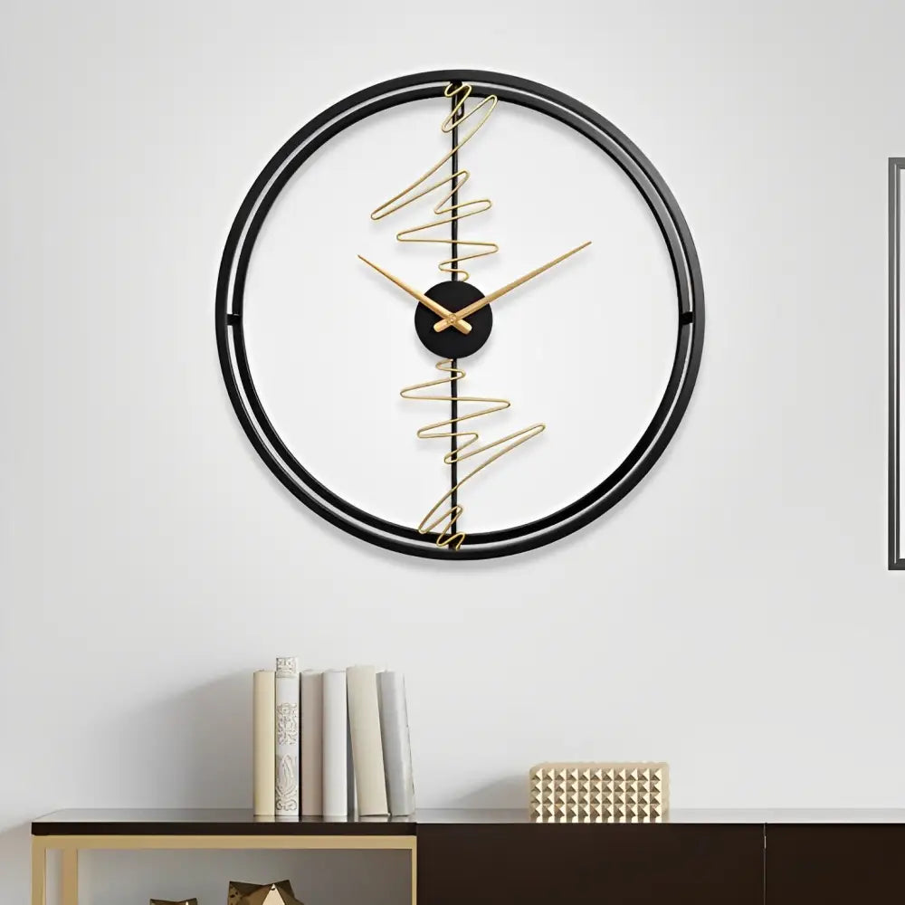 Abstrakti pyöreä design-seinäkello – kuva 3