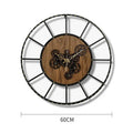 Design-seinäkello rataskuviolla – kuva 9
