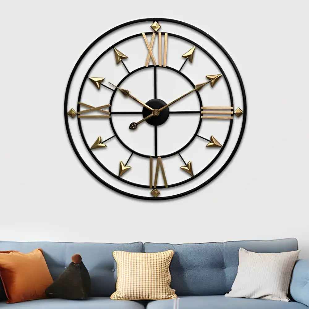 Metallinen design-seinäkello – kuva 2