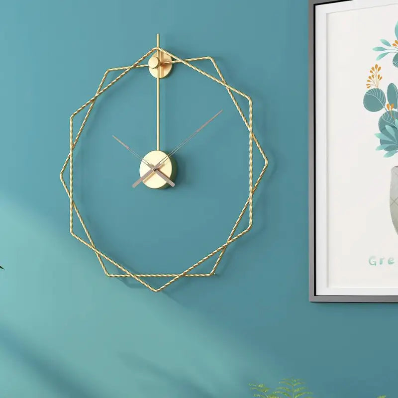 Kahdeksankulmainen design-seinäkello – kuva 2