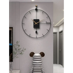 Musta design-seinäkello – kuva 4