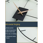 Musta design-seinäkello – kuva 5