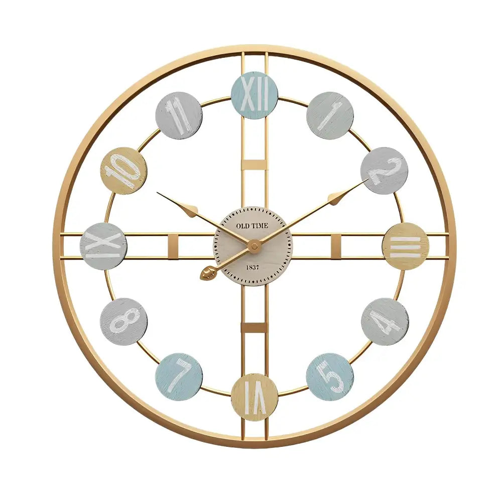 Retrohenkinen 3D-design-seinäkello – kuva 6