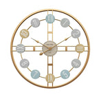 Retrohenkinen 3D-design-seinäkello – kuva 6