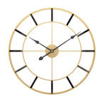 Kultainen minimalistinen design-seinäkello – kuva 9