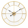Kultainen minimalistinen design-seinäkello – kuva 8