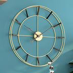 Kultainen minimalistinen design-seinäkello – kuva 5
