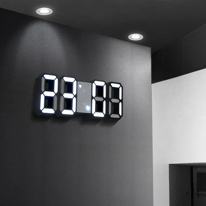 Digitaalinen LED-seinäkello – kuva 2
