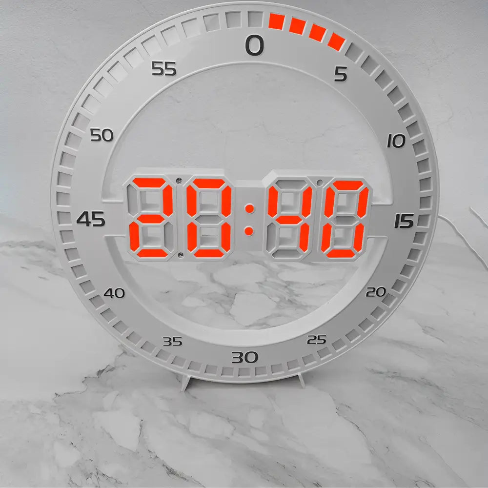 3D LED-seinäkello – kuva 3