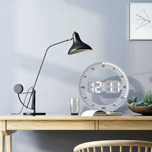 3D LED-seinäkello – kuva 2