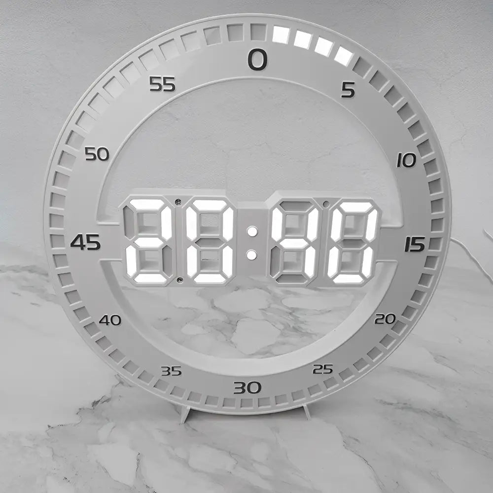 3D LED-seinäkello – kuva 5