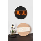 Puinen LED-seinäkello – kuva 5
