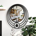 Peili- ja ympyrädesign-seinäkello – kuva 11