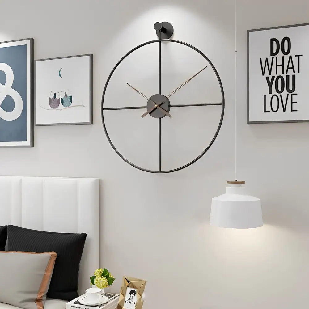 Risteävien ympyröiden design-seinäkello – kuva 5