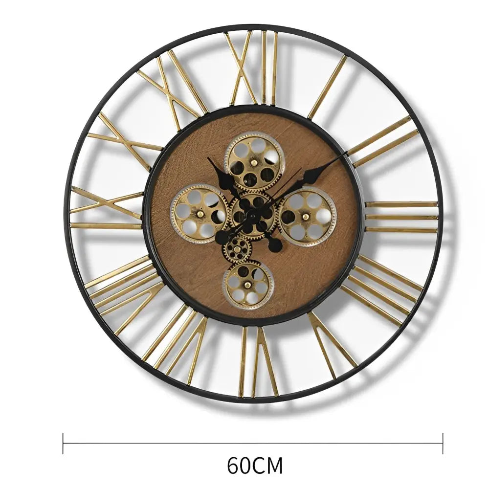 Suuri steampunk-seinäkello rattailla – kuva 6