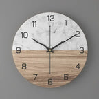 Marmorikuvioinen design-seinäkello – kuva 4
