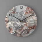 Marmorikuvioinen design-seinäkello – kuva 11