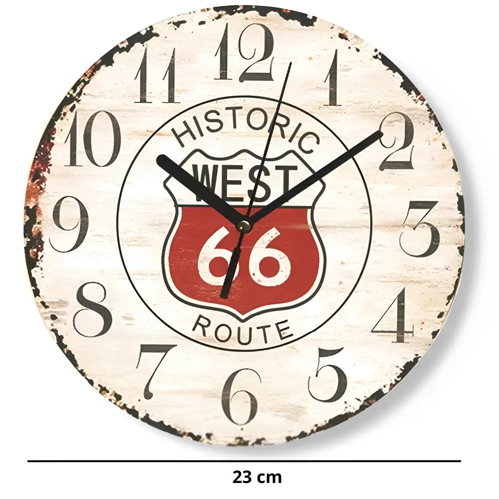 Route 66 -seinäkello – kuva 5