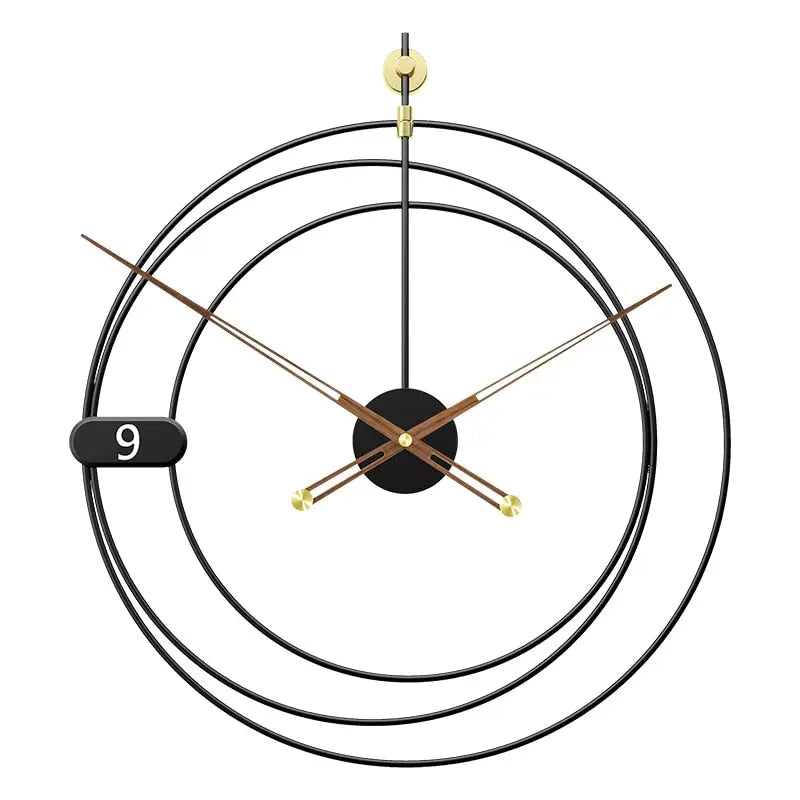 Moderni geometrinen seinäkello – kuva 6