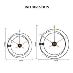 Moderni geometrinen seinäkello – kuva 5