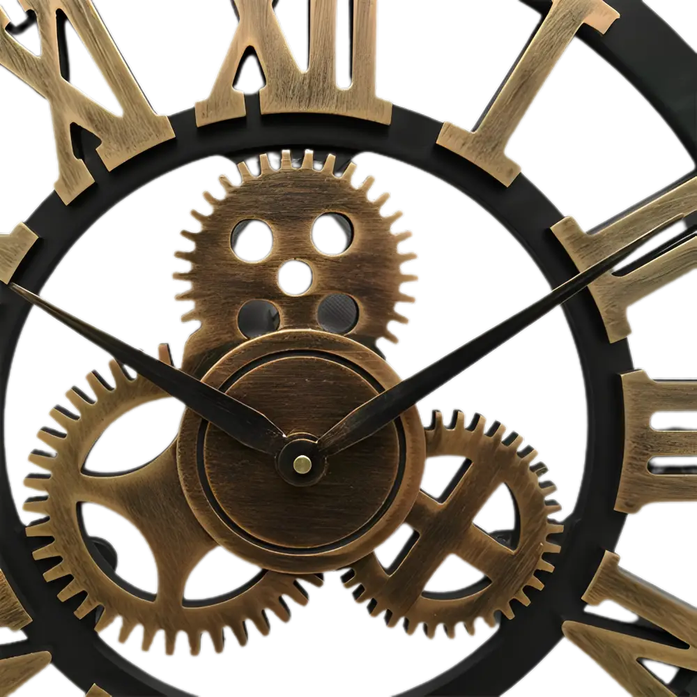 Steampunk-ratasseinäkello – kuva 4