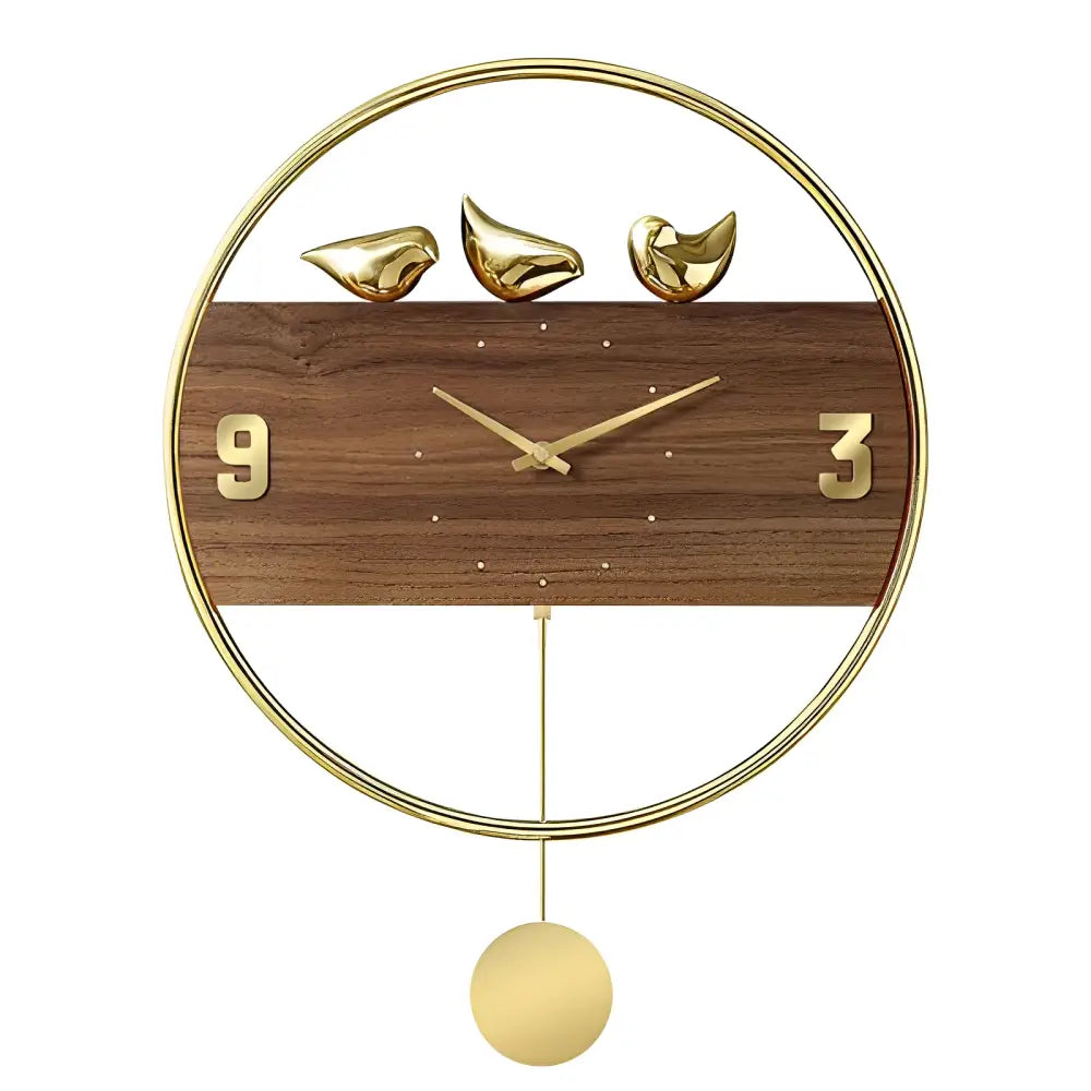 Kultalintujen design-heilurikello – kuva 9