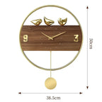 Kultalintujen design-heilurikello – kuva 8