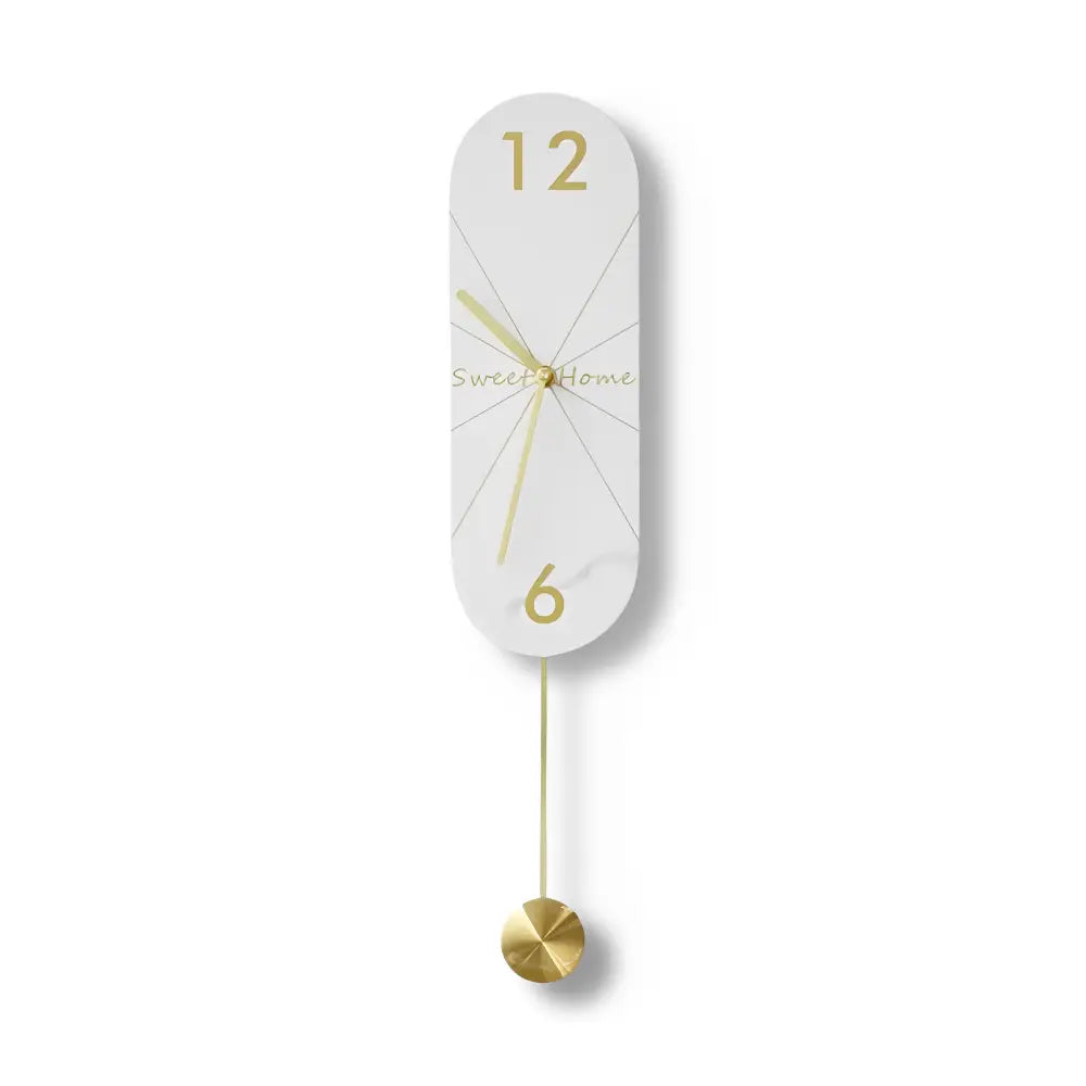 Design-seinäkello heilurilla – kuva 14
