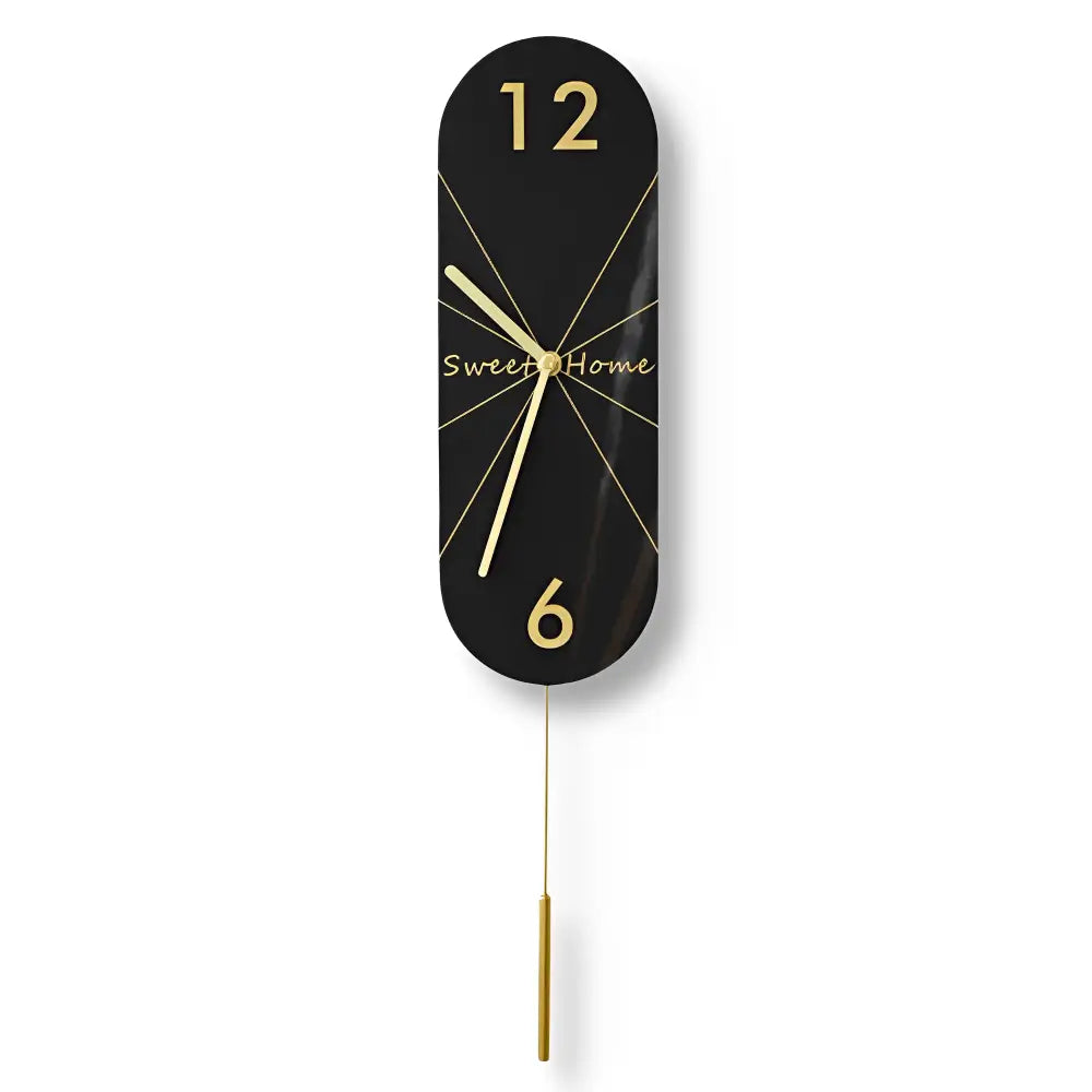 Design-seinäkello heilurilla – kuva 9