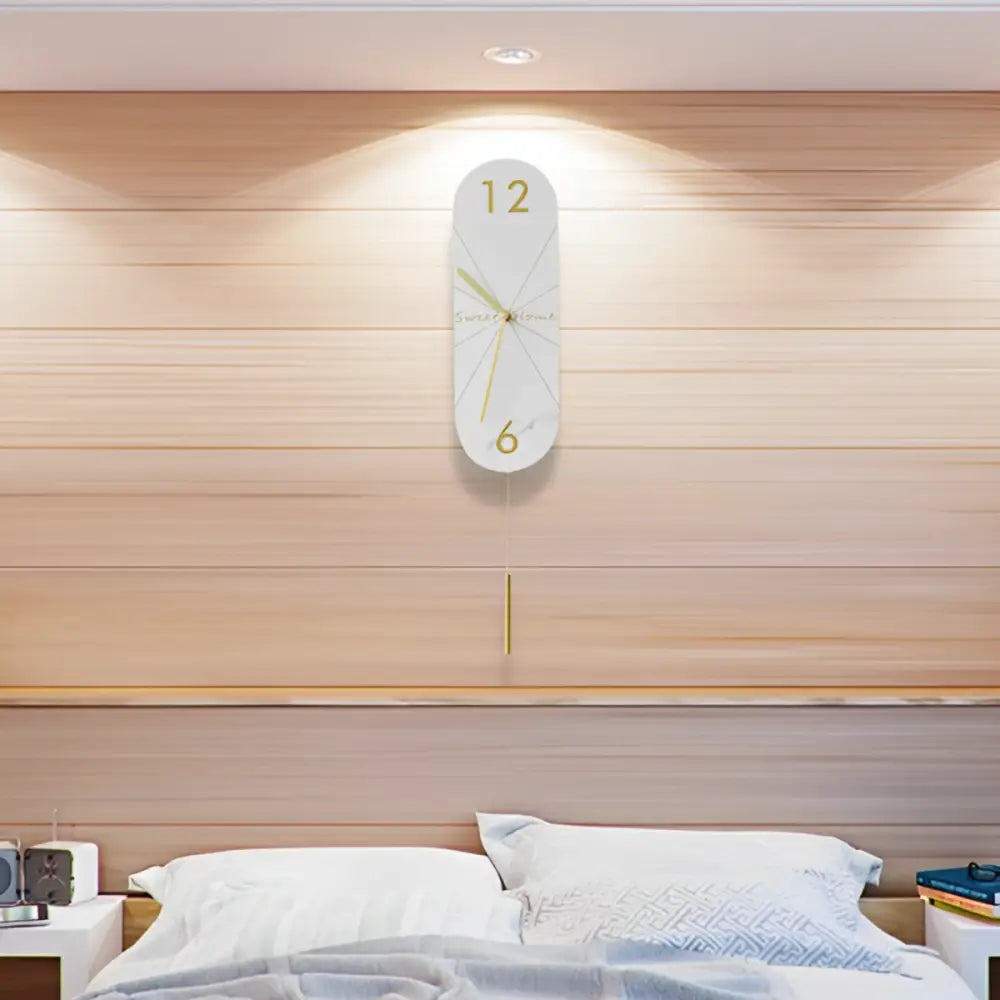Design-seinäkello heilurilla – kuva 3