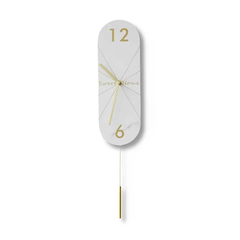 Design-seinäkello heilurilla – kuva 12