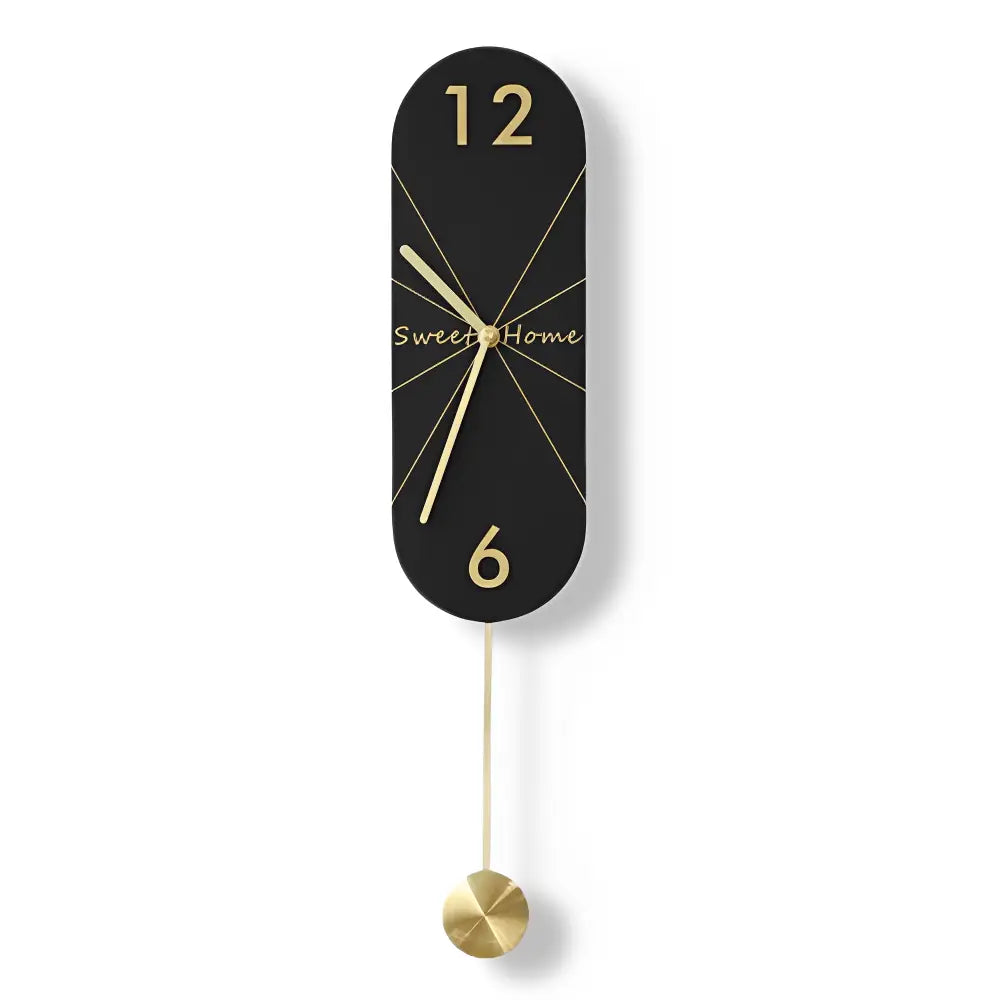Design-seinäkello heilurilla – kuva 10